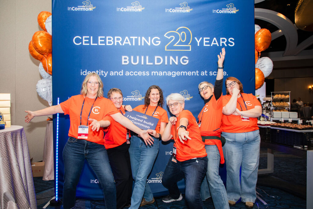 InCommon 20th Birthday group photo