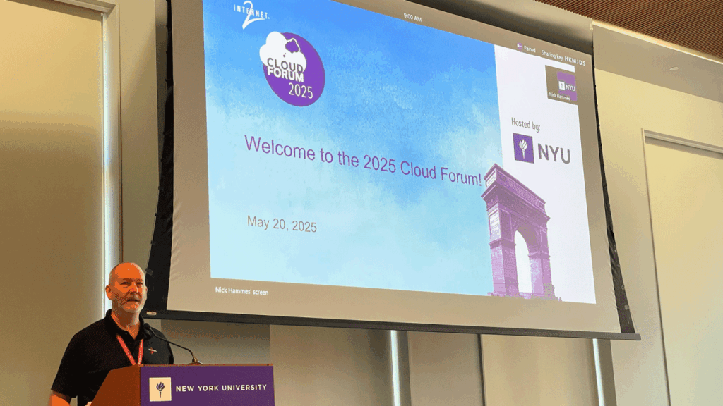 Bob Flynn speaking at 2025 Cloud Forum